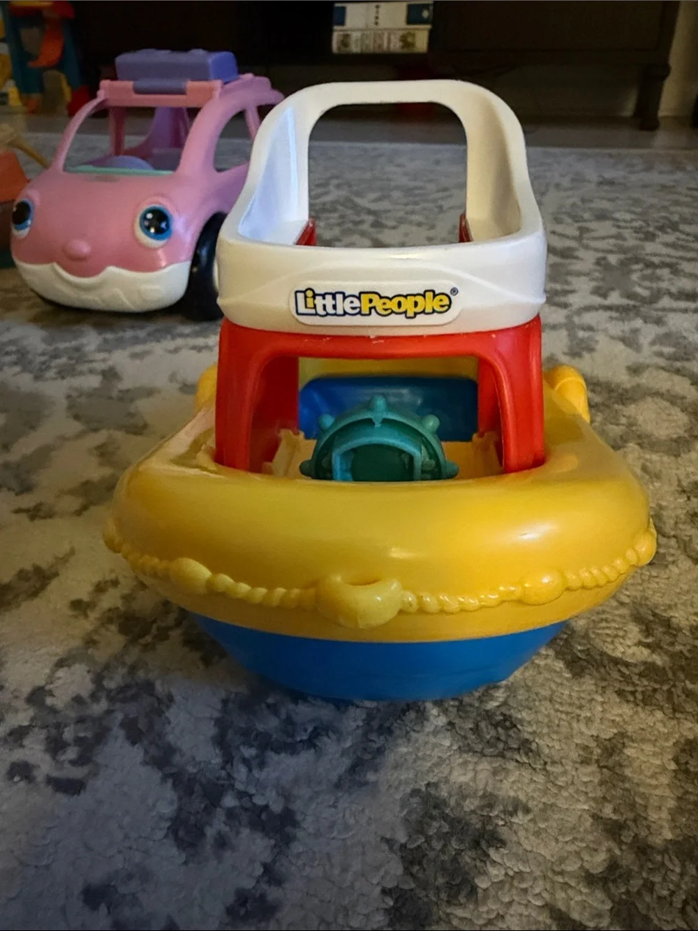 Fisher-Price Little People Car and Boat Lot